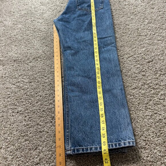 Harley-Davidson Mens Blue Denim Jeans 34x30 Straight Leg Made In Mexico - Picture 10 of 11